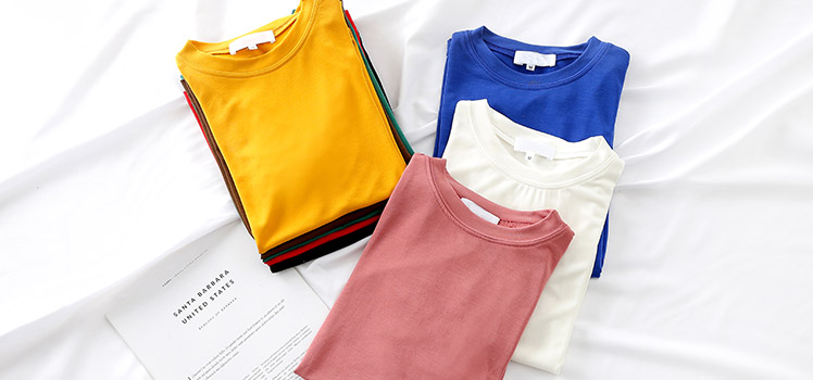 北海夏季T恤衫定做要选对材质